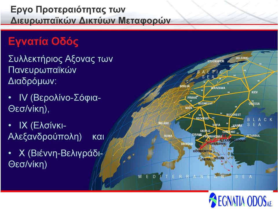 Πανευρωπαϊκών Διαδρόμων: IV (Βερολίνο-Σόφια-