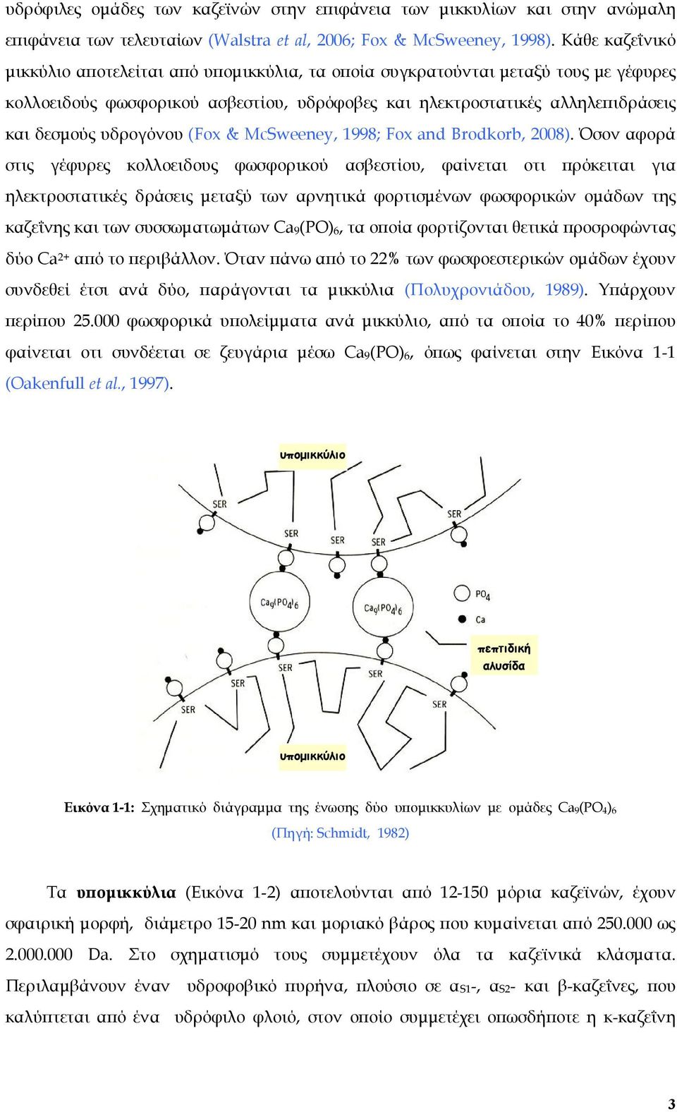 υδρογόνου (Fox & McSweeney, 1998; Fox and Brodkorb, 2008).
