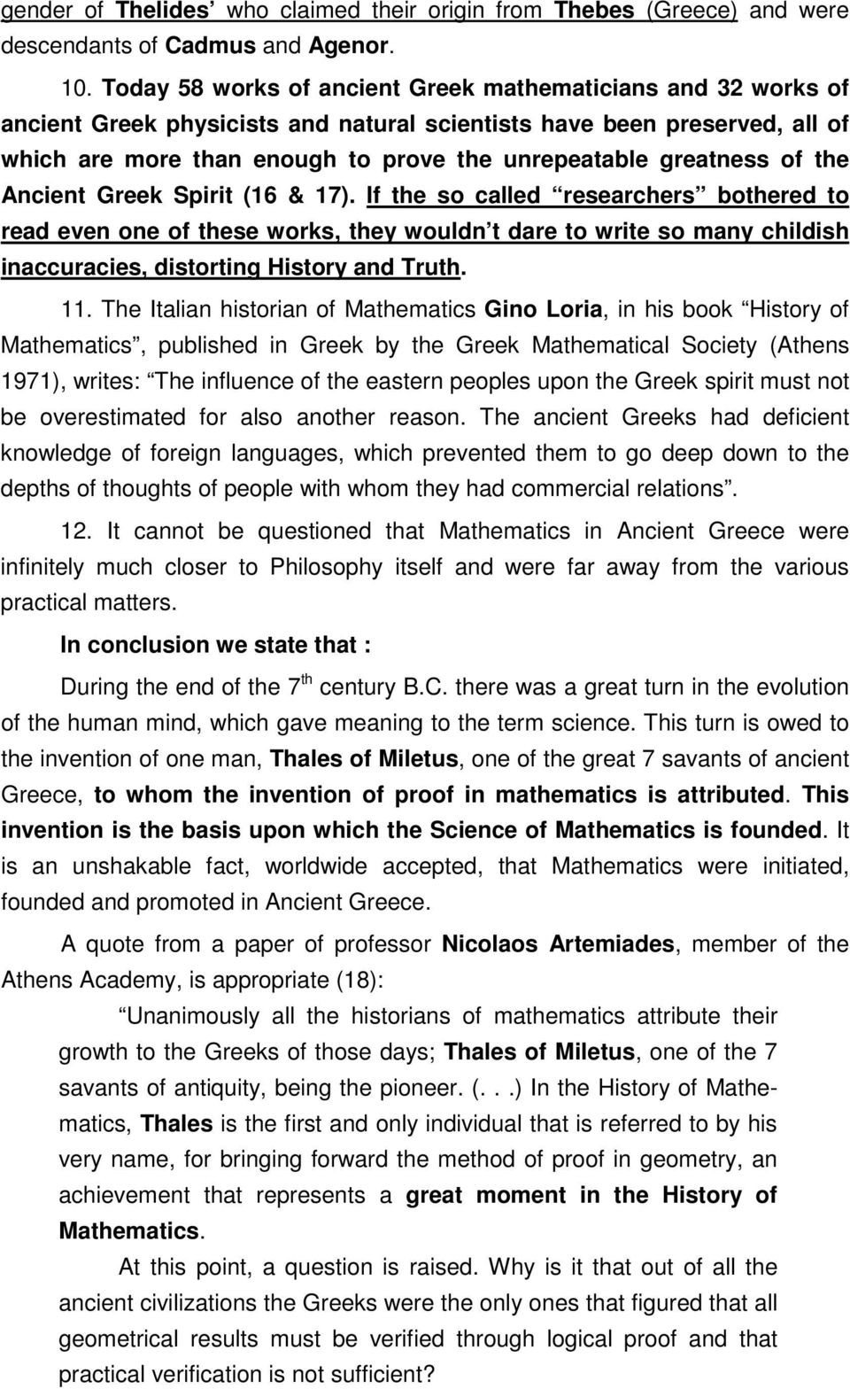 greatness of the Ancient Greek Spirit (16 & 17).