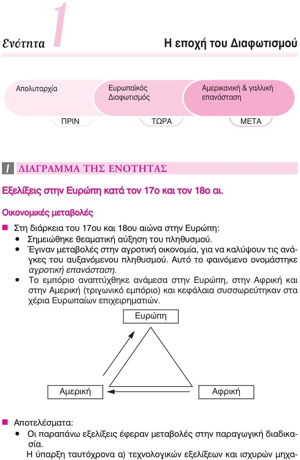 Έγιναν μεταβολές στην αγροτική οικονομία, για να καλύψουν τις ανάγκες του αυξανόμενου πληθυσμού. Αυτό το φαινόμενο ονομάστηκε αγροτική επανάσταση.