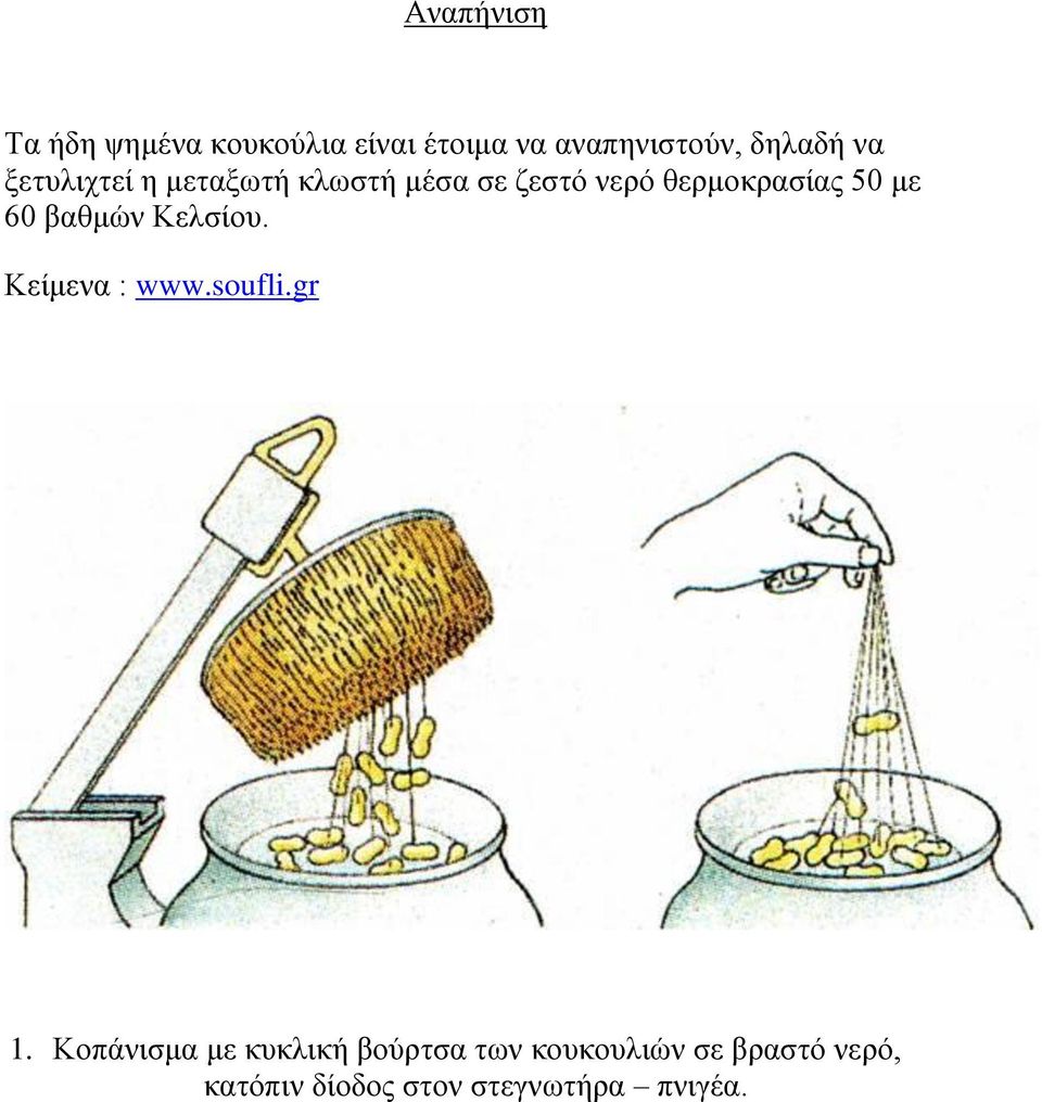 60 βαθμών Κελσίου. Κείμενα : www.soufli.gr 1.