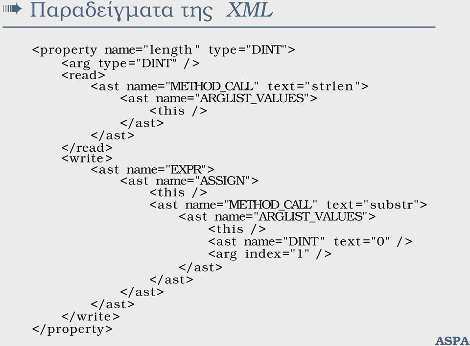 <ast name="expr" > <ast name="assign" > <this /> <ast name="method_call" t e x t =" substr" > <ast