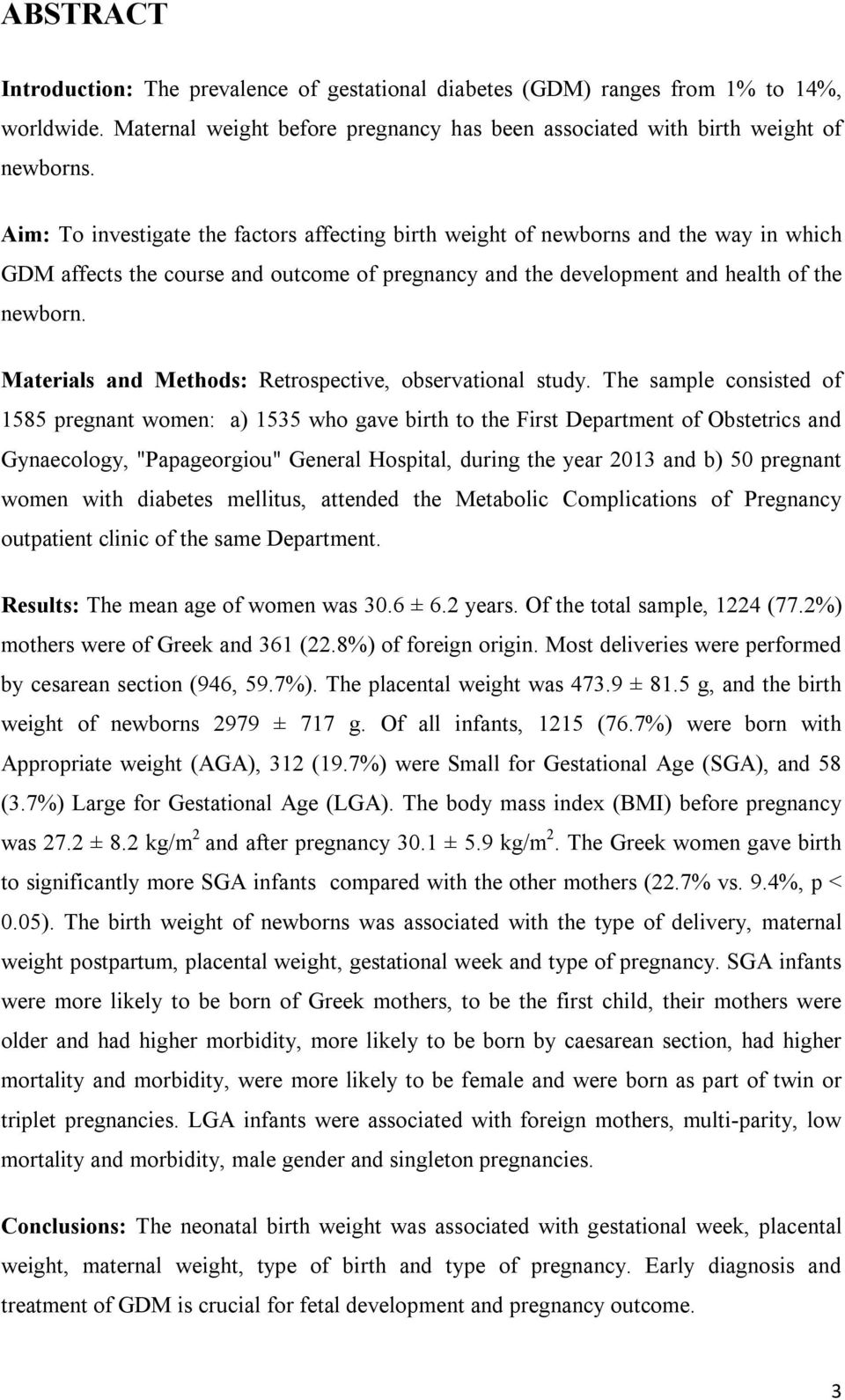 Materials and Methods: Retrospective, observational study.