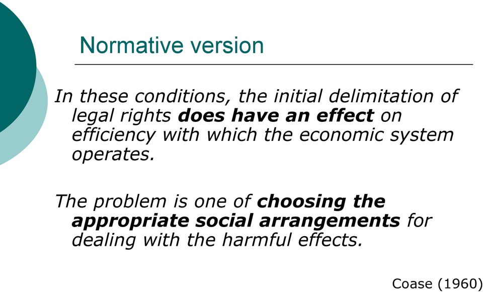 economic system operates.