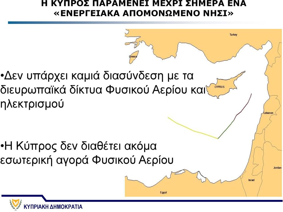 διευρωπαϊκά δίκτυα Φυσικού Αερίου και ηλεκτρισμού Η