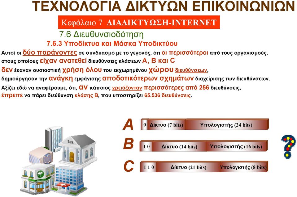 διευθύνσεων.