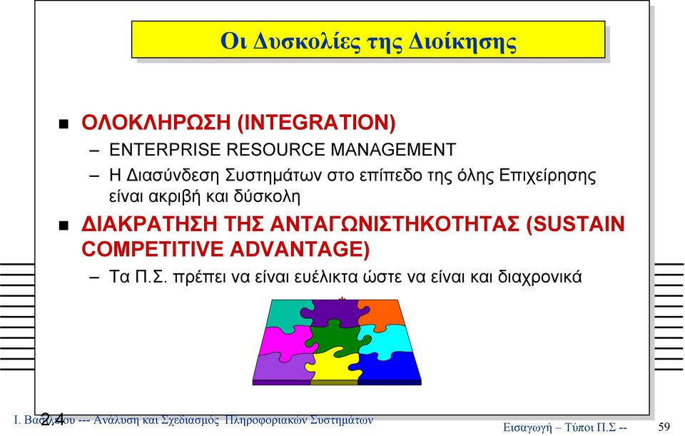 ακριβή και δύσκολη ΙΑΚΡΑΤΗΣΗ ΤΗΣ ΑΝΤΑΓΩΝΙΣΤΗΚΟΤΗΤΑΣ (SUSTAIN COMPETITIVE