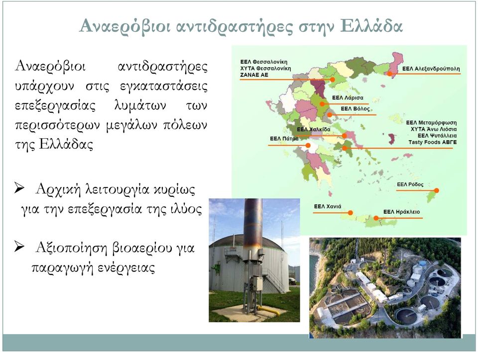 περισσότερων µεγάλων πόλεων της Ελλάδας Αρχική λειτουργία