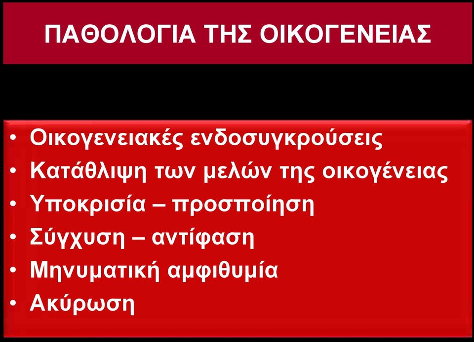 οικογένειας Υποκρισία προσποίηση