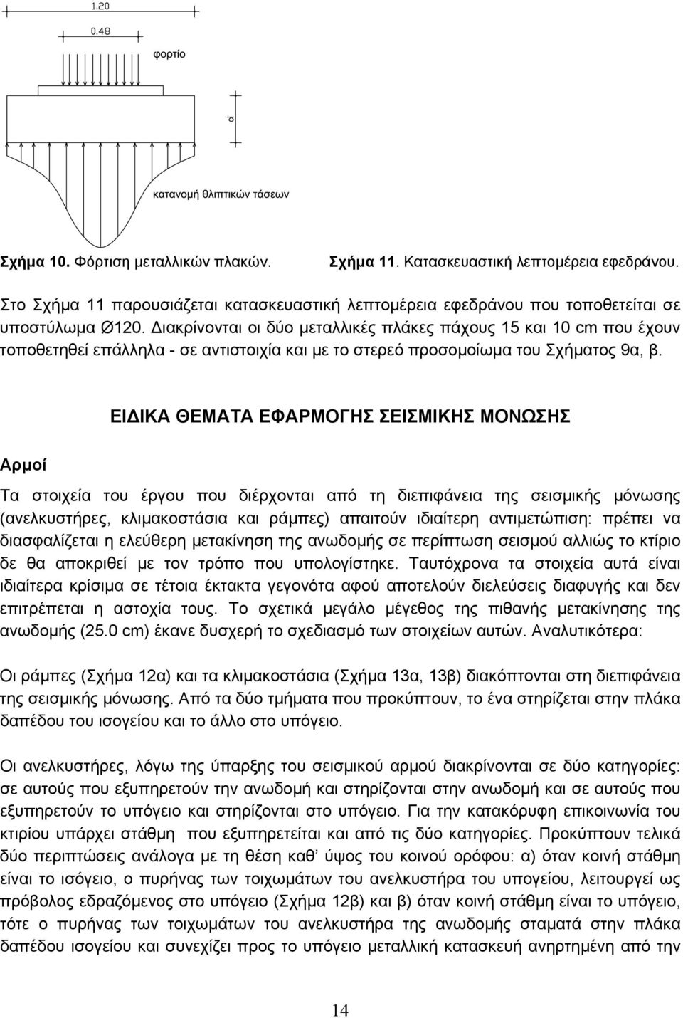 ΕΙ ΙΚΑ ΘΕΜΑΤΑ ΕΦΑΡΜΟΓΗΣ ΣΕΙΣΜΙΚΗΣ ΜΟΝΩΣΗΣ Αρµοί Τα στοιχεία του έργου που διέρχονται από τη διεπιφάνεια της σεισµικής µόνωσης (ανελκυστήρες, κλιµακοστάσια και ράµπες) απαιτούν ιδιαίτερη αντιµετώπιση: