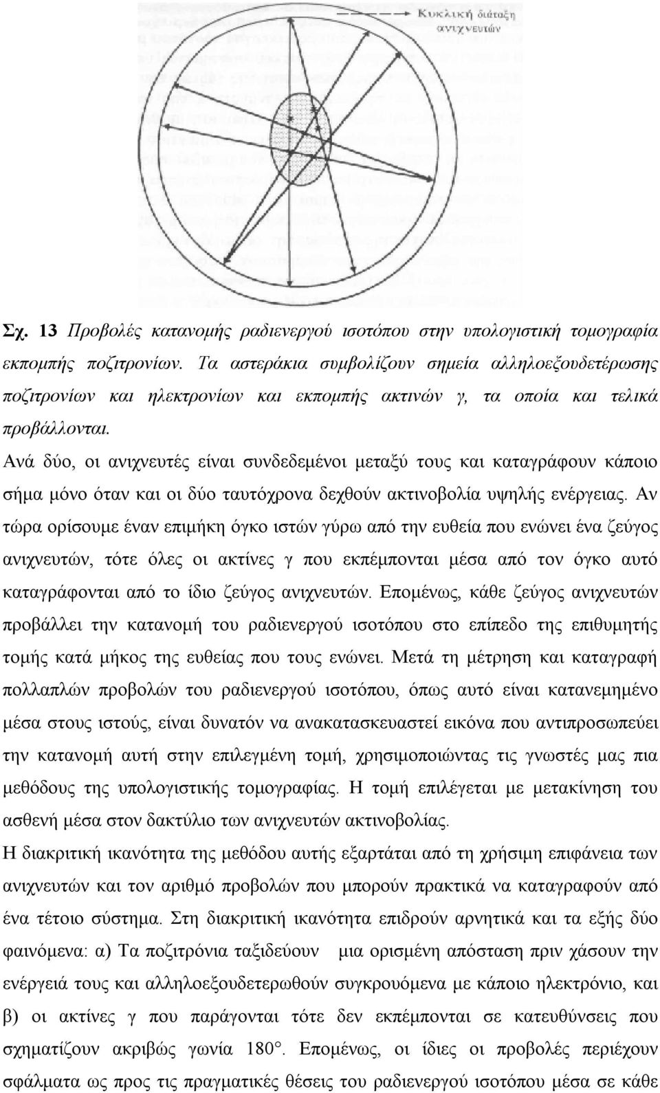 Ανά δύο, οι ανιχνευτές είναι συνδεδεμένοι μεταξύ τους και καταγράφουν κάποιο σήμα μόνο όταν και οι δύο ταυτόχρονα δεχθούν ακτινοβολία υψηλής ενέργειας.