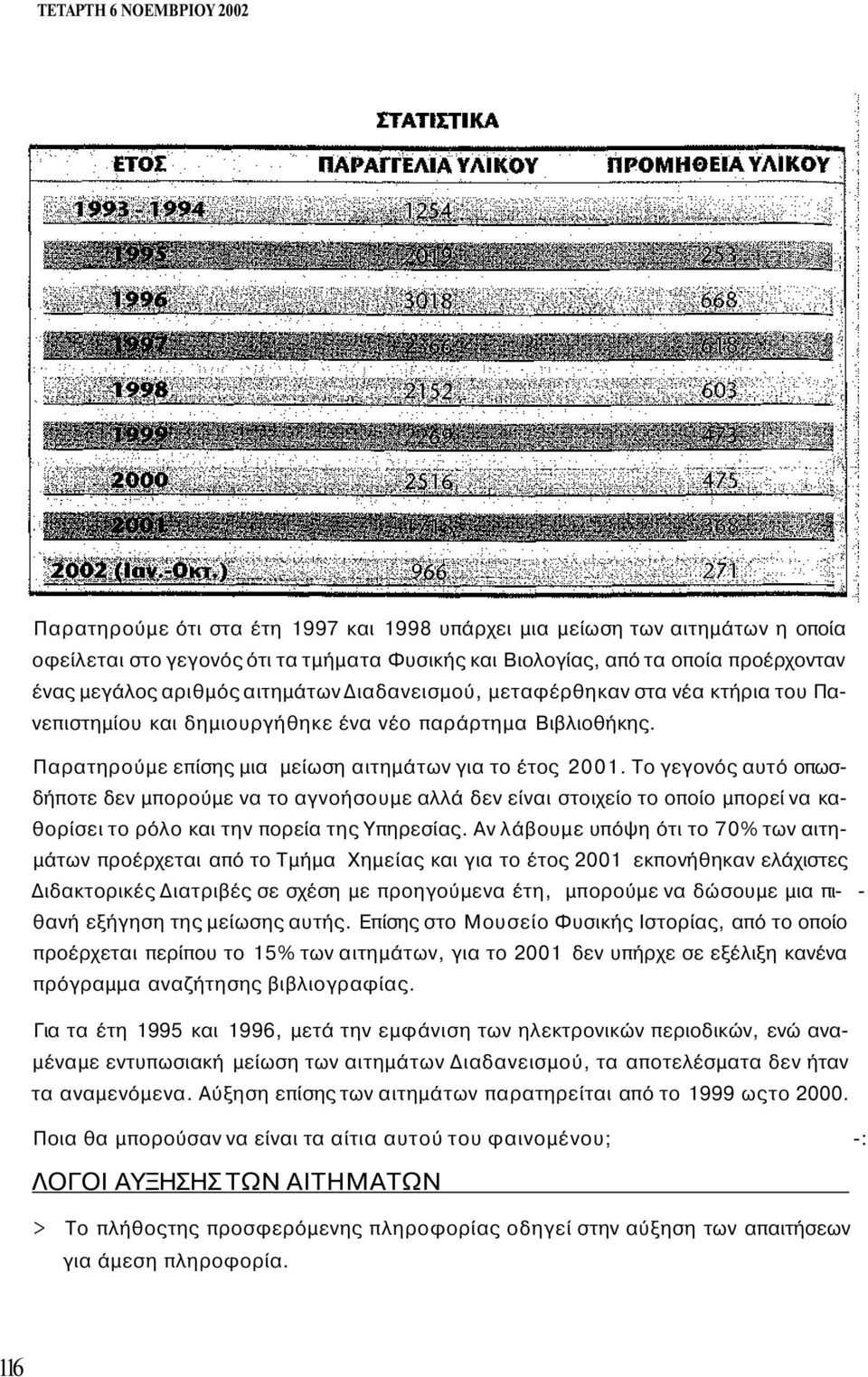Το γεγονός αυτό οπωσδήποτε δεν μπορούμε να το αγνοήσουμε αλλά δεν είναι στοιχείο το οποίο μπορεί να καθορίσει το ρόλο και την πορεία της Υπηρεσίας.
