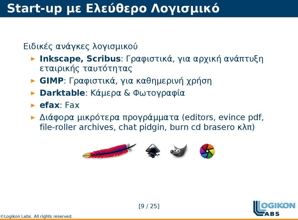 Κάμερα & Φωτογραφία efax: Fax Διάφορα μικρότερα προγράμματα (editors, evince pdf,