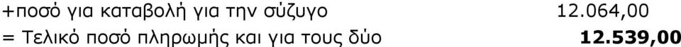 064,00 = Τελικό ποσό