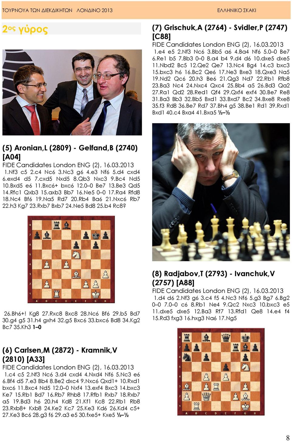 Red1 Qf4 29.Qxf4 exf4 30.Be7 Re8 31.Ba3 Bb3 32.Bb5 Bxd1 33.Bxd7 Bc2 34.Bxe8 Rxe8 35.f3 Rd8 36.Be7 Rd7 37.Bh4 g5 38.Be1 Rd1 39.Rxd1 Bxd1 40.c4 Bxa4 41.
