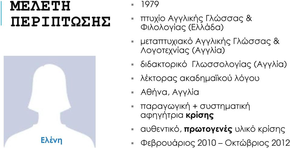 (Αγγλία) λέκτορας ακαδηµαϊκού λόγου Αθήνα, Αγγλία παραγωγική + συστηµατική