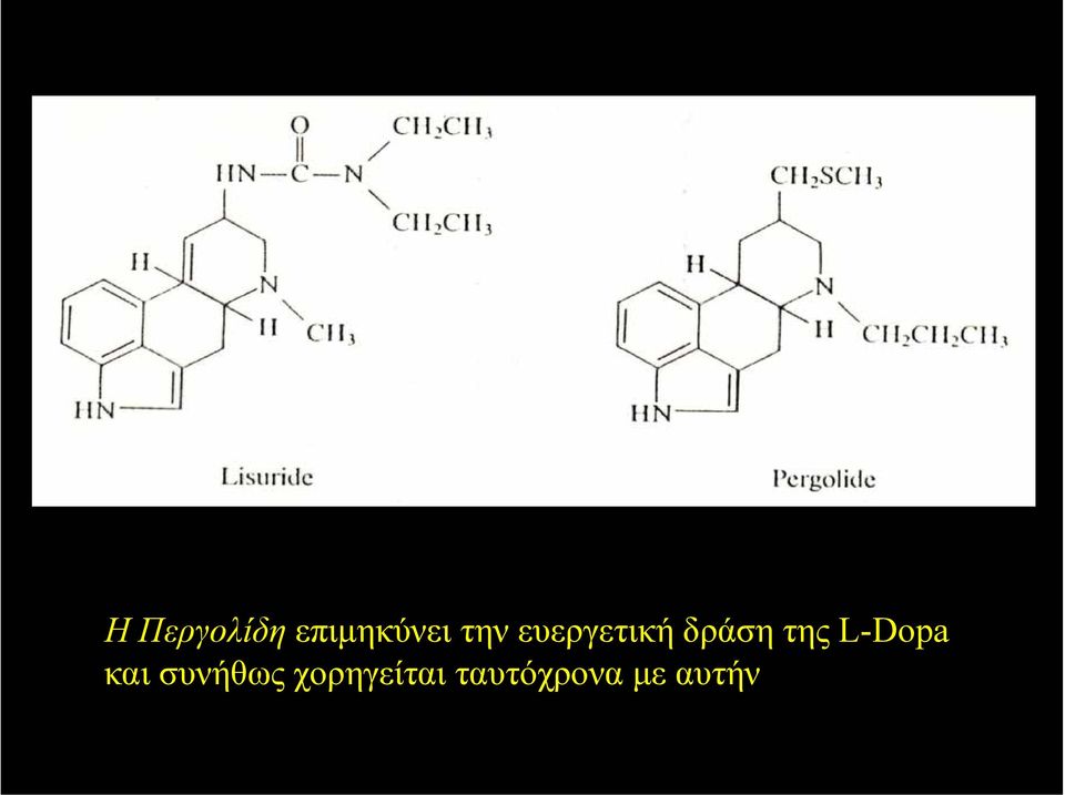 της L-Dopa και συνήθως