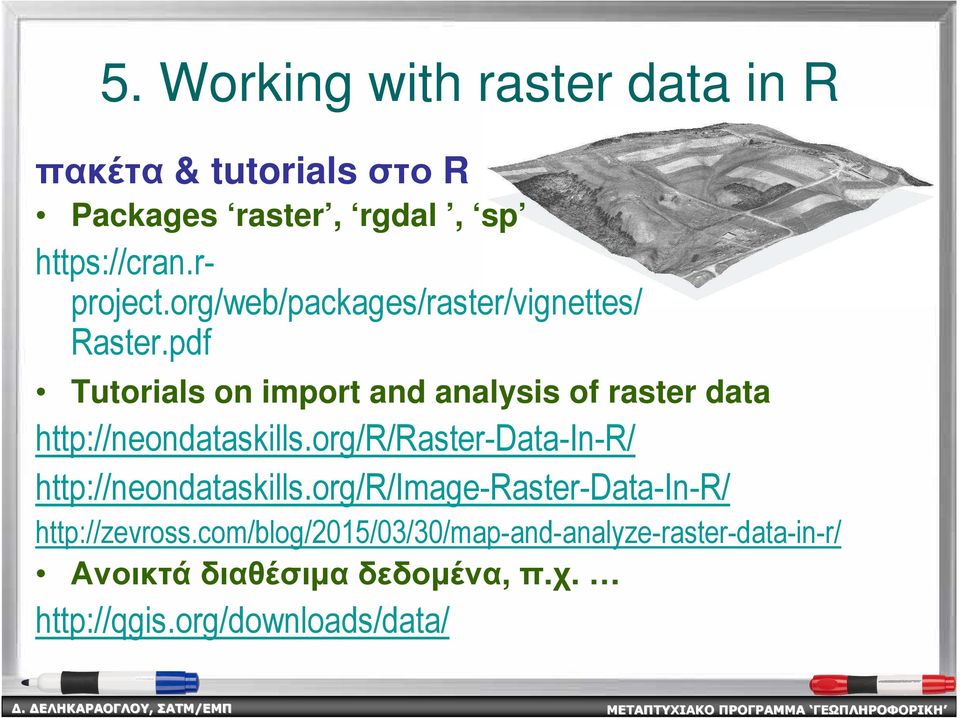 pdf Tutorials on import and analysis of raster data http://neondataskills.