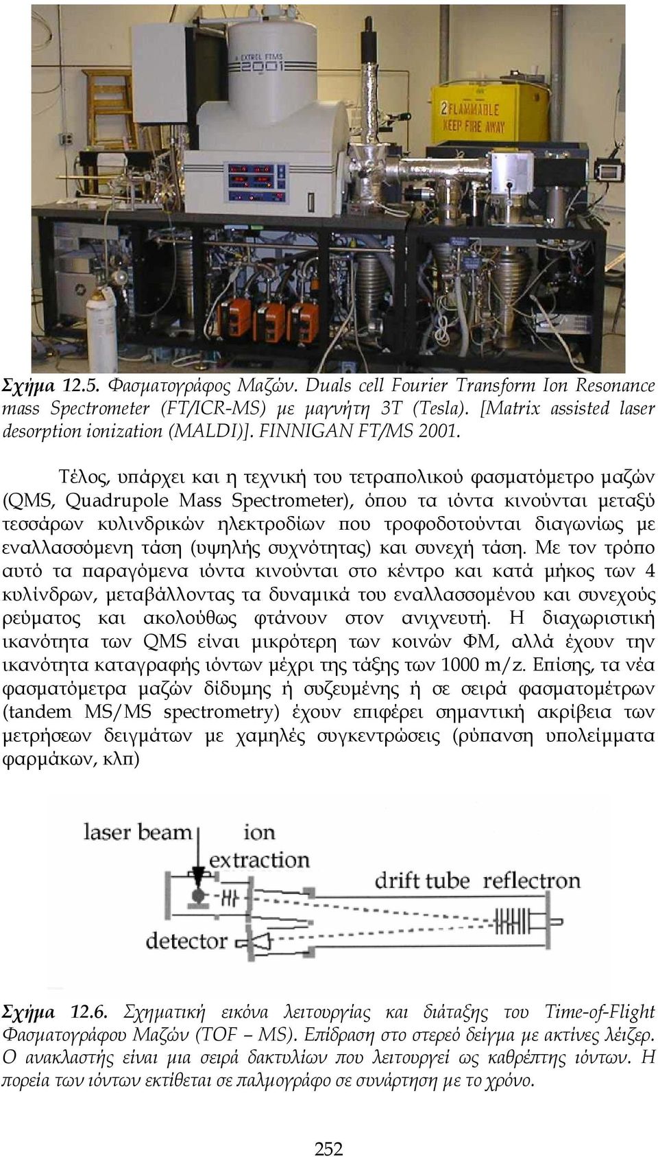 Τέλος, υπάρχει και η τεχνική του τετραπολικού φασματόμετρο μαζών (QMS, Quadrupole Mass Spectrometer), όπου τα ιόντα κινούνται μεταξύ τεσσάρων κυλινδρικών ηλεκτροδίων που τροφοδοτούνται διαγωνίως με