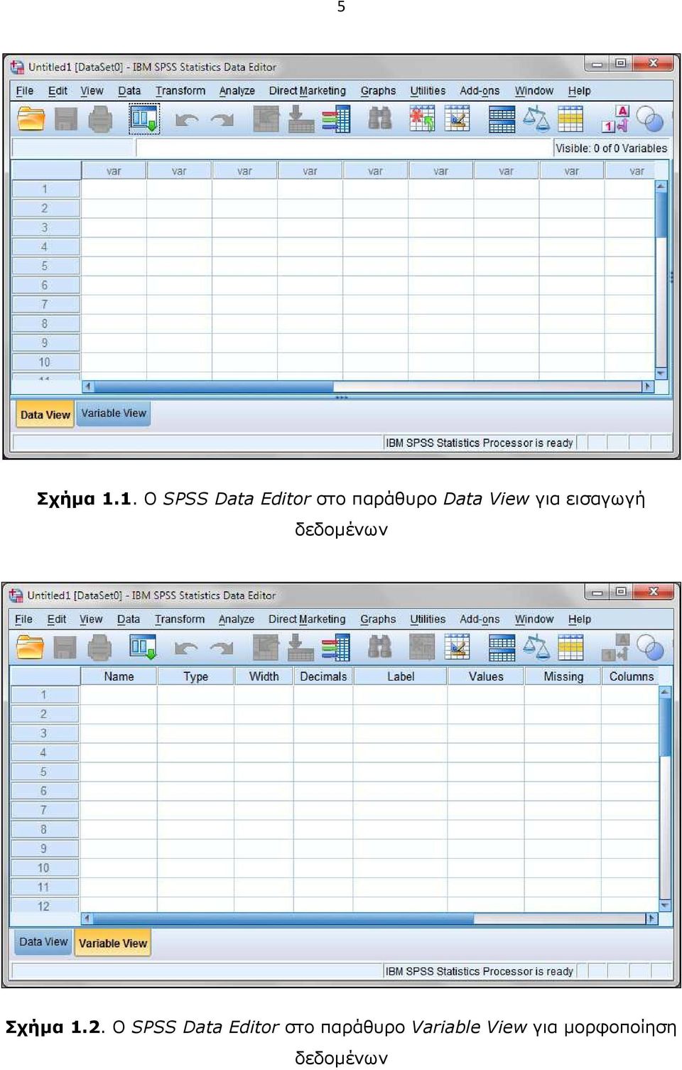 πα υ Data View α α α 1.