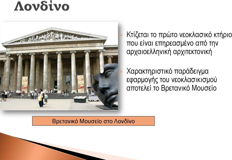 Χαρακτηριστικό παράδειγμα εφαρμογής του