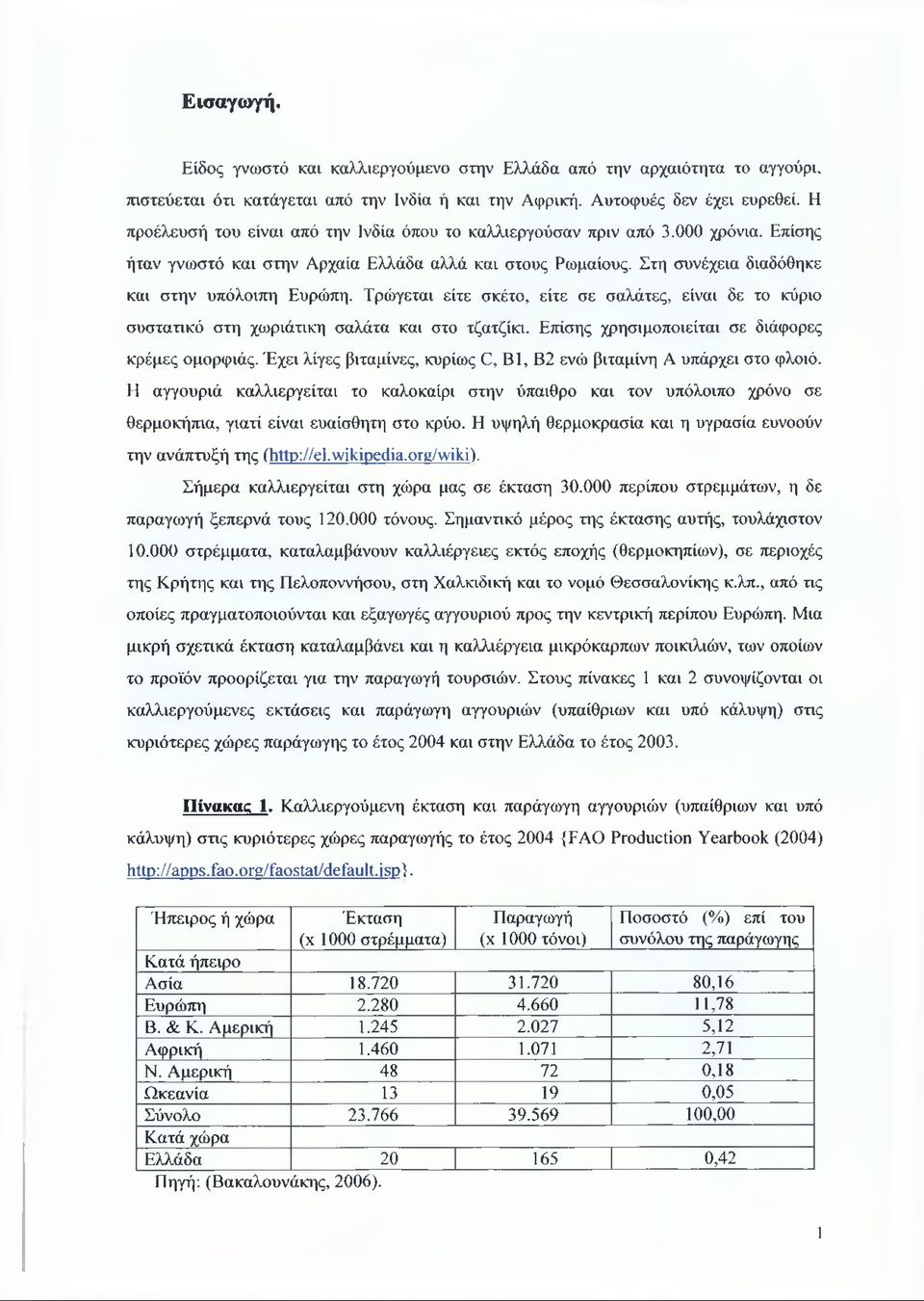 Τρώγεται είτε σκέτο, είτε σε σαλάτες, είναι δε το κύριο συστατικό στη χωριάτικη σαλάτα και στο τζατζίκι. Επίσης χρησιμοποιείται σε διάφορες κρέμες ομορφιάς.