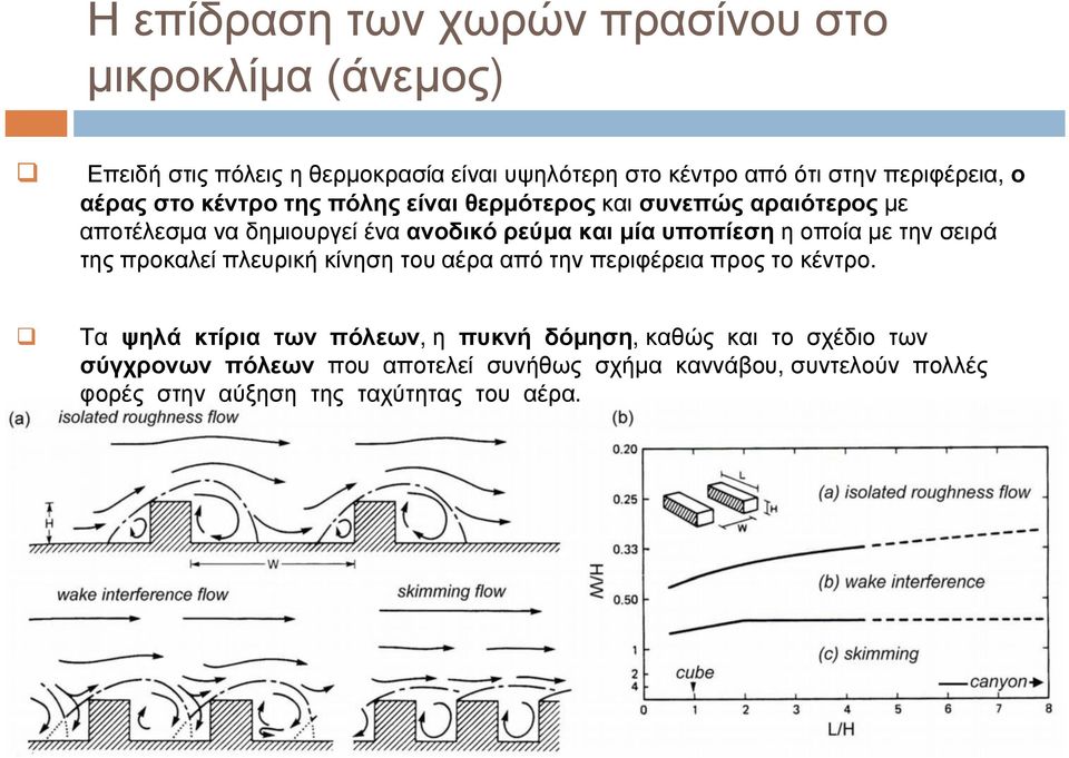 υποπίεση η οποία με την σειρά της προκαλεί πλευρική κίνηση του αέρα από την περιφέρεια προς το κέντρο.