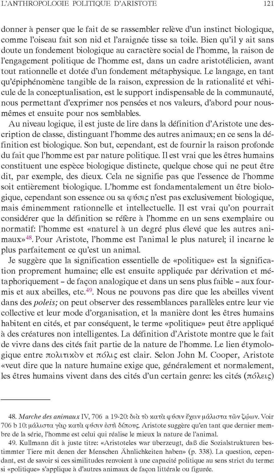 un fondement métaphysique.