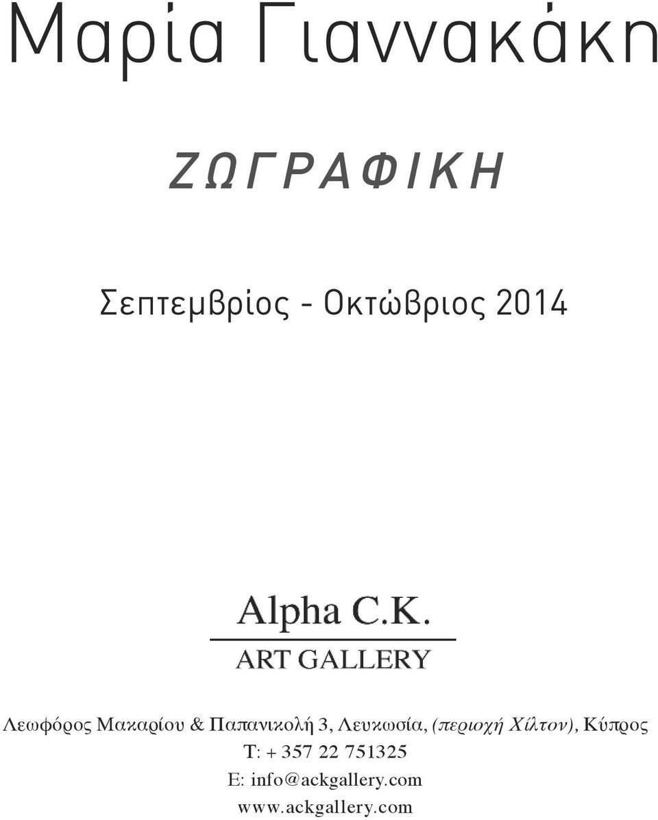 Λευκωσία, (περιοχή Χίλτον), Κύπρος Τ: + 357 22