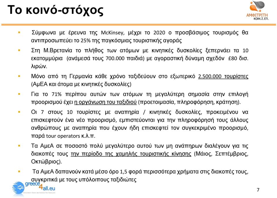 Μόνο από τη Γερμανία κάθε χρόνο ταξιδεύουν στο εξωτερικό 2.500.