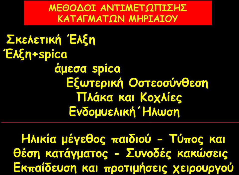 Κοχλίες Ενδομυελική Ηλωση Ηλικία μέγεθος παιδιού - Τύπος και