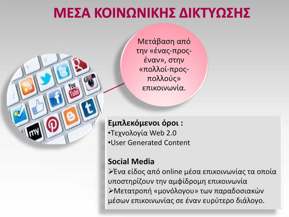0 User Generated Content Social Media Ένα είδος από online μέσα επικοινωνίας τα