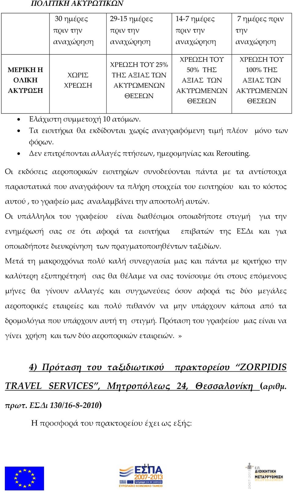 Οι εκδόσεις αεροπορικών εισιτηρίων συνοδεύονται πάντα με τα αντίστοιχα παραστατικά που αναγράφουν τα πλήρη στοιχεία του εισιτηρίου και το κόστος αυτού, το γραφείο μας αναλαμβάνει την αποστολή αυτών.