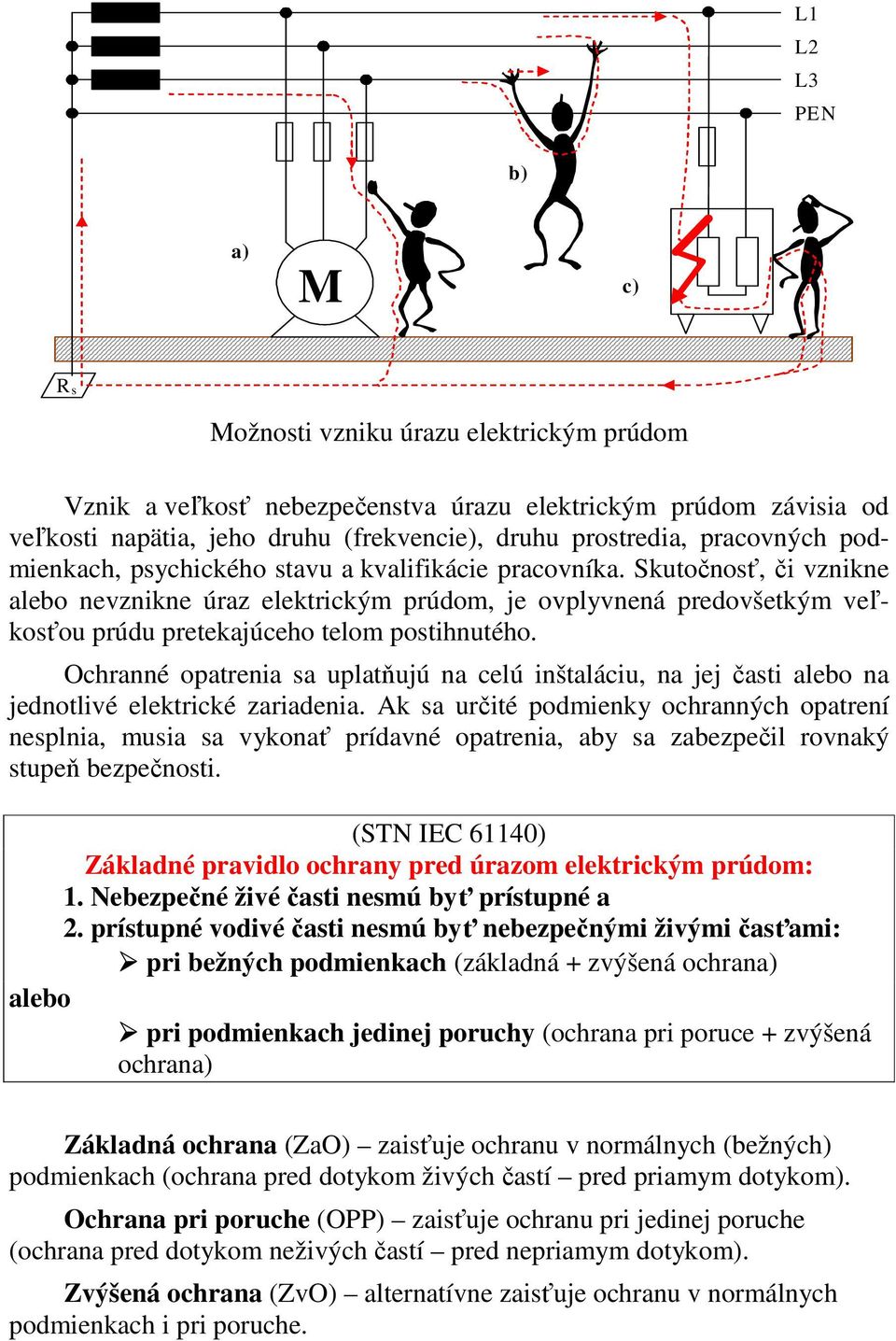 Skutočnosť, či vznikne alebo nevznikne úraz elektrickým prúdom, je ovplyvnená predovšetkým veľkosťou prúdu pretekajúceho telom postihnutého.