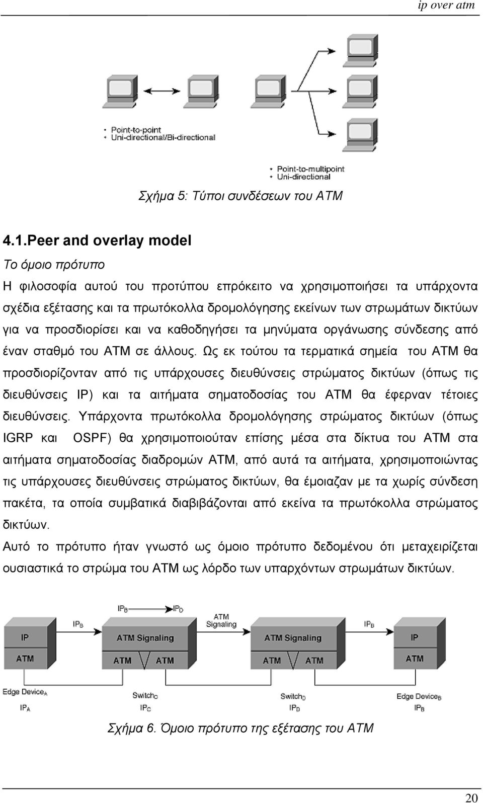 προσδιορίσει και να καθοδηγήσει τα μηνύματα οργάνωσης σύνδεσης από έναν σταθμό του ATM σε άλλους.