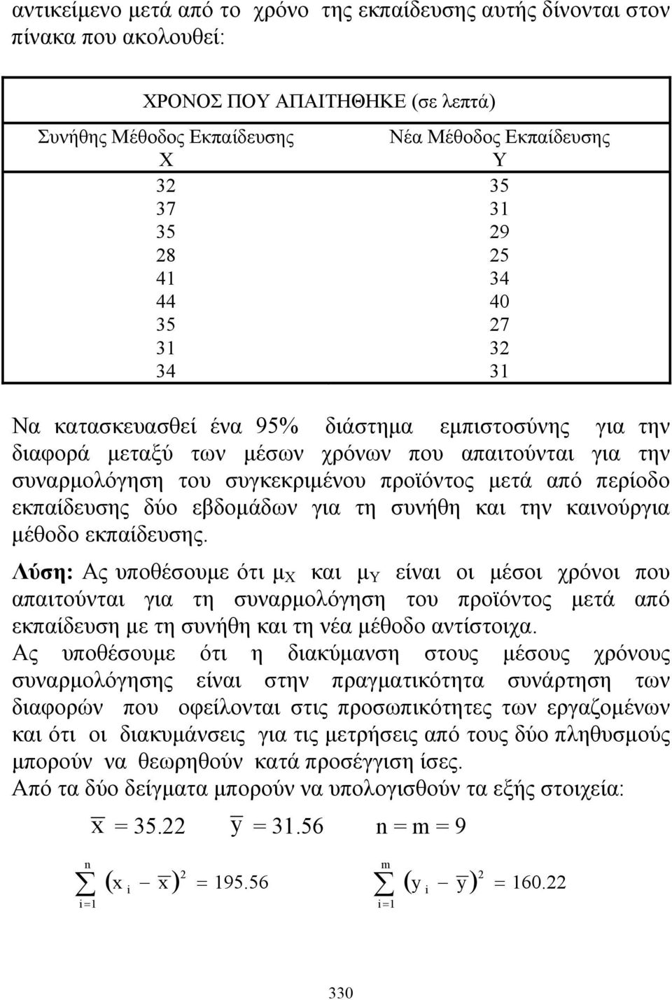 εβδομάδων για τη υνήθη και την καινούργια μέθοδο εκπαίδευης.