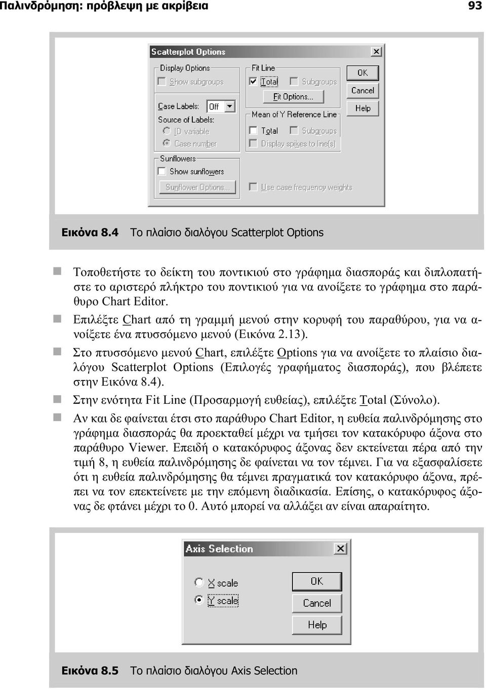 Editor. Επιλέξτε Chart από τη γραμμή μενού στην κορυφή του παραθύρου, για να α- νοίξετε ένα πτυσσόμενο μενού (Εικόνα 2.13).