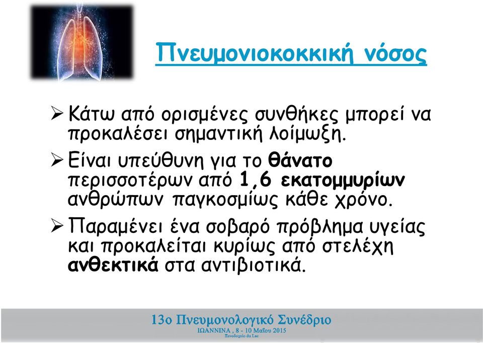 Είναι υπεύθυνη για το θάνατο περισσοτέρων από 1,6 εκατομμυρίων