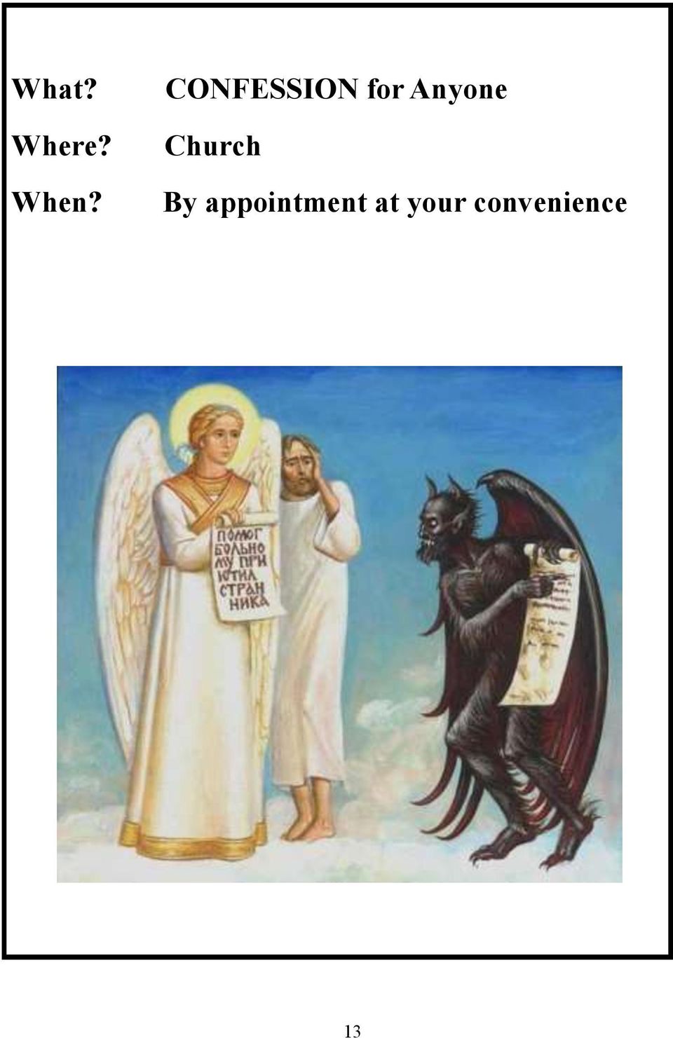 Church By appointment