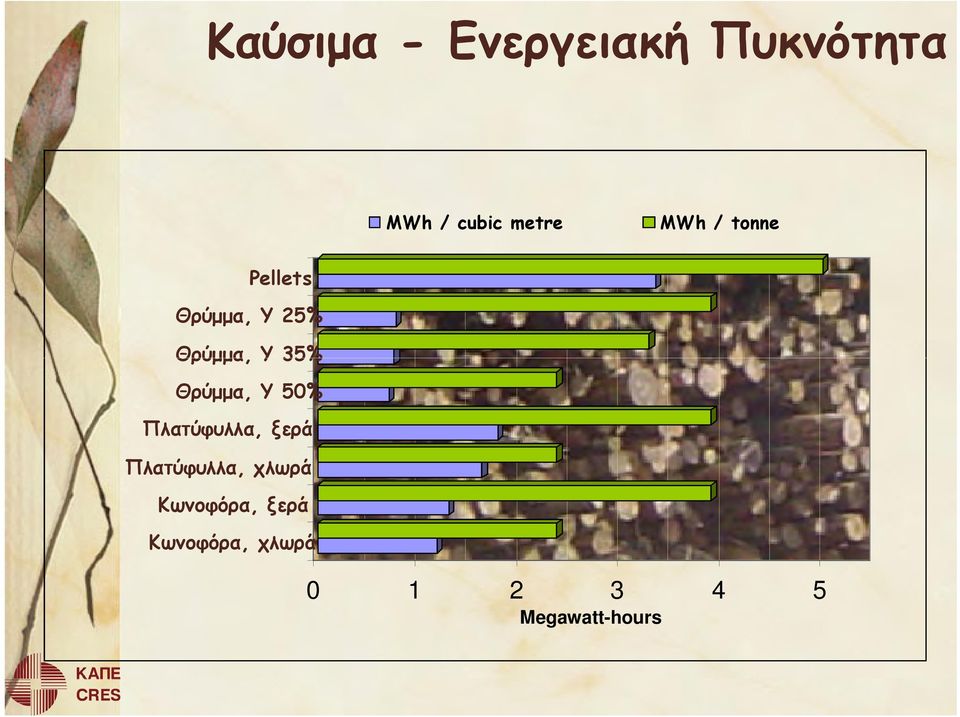 Θρύµµα, Υ 50% Πλατύφυλλα, ξερά Πλατύφυλλα, χλωρά