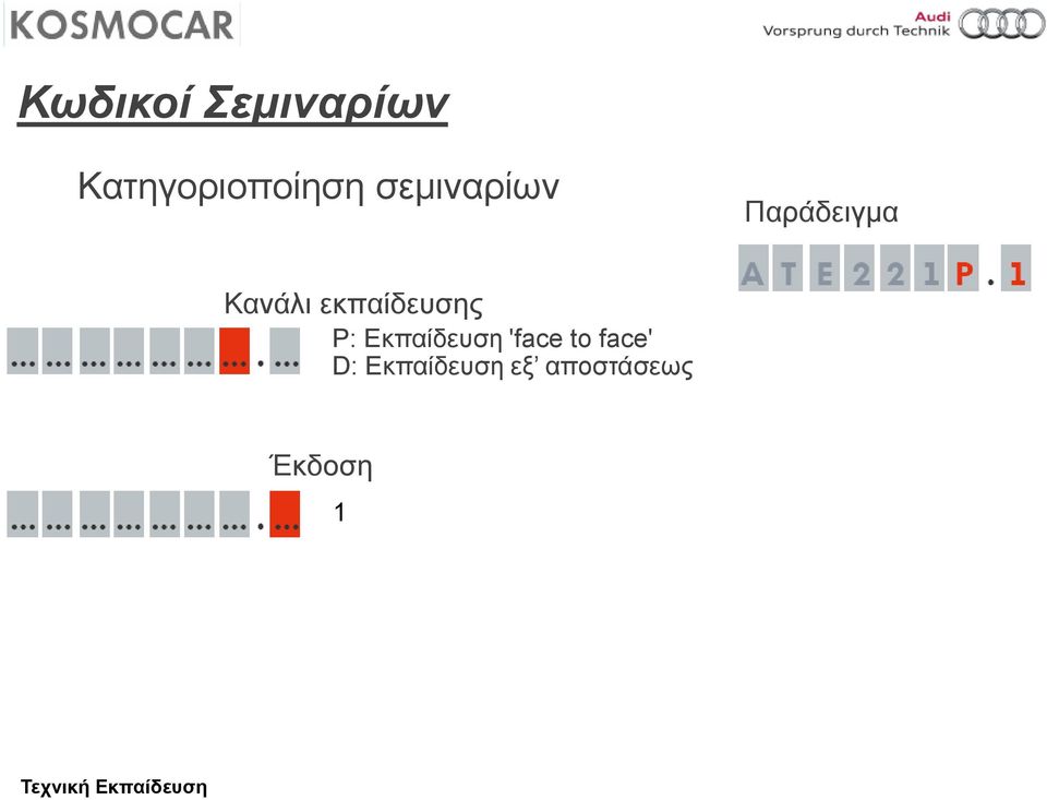 εκπαίδευσης P: Εκπαίδευση 'face to