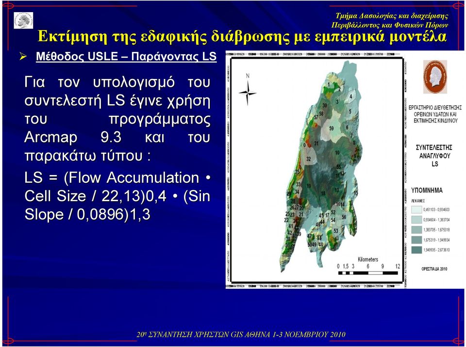 προγράμματος Arcmap 9.