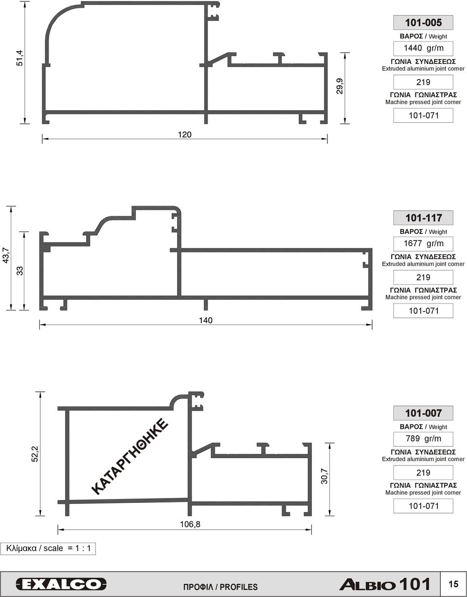 ΓΩΝΙΑΣΤΡΑΣ Machine pressed joint corner 101-071 ΚΑΤΑΡΓΗΘΗΚΕ ΚΑΤΑΡΓΗΘΗΚΕ 101-007 789 gr/m ΓΩΝΙΑ ΣΥΝ ΕΣΕΩΣ