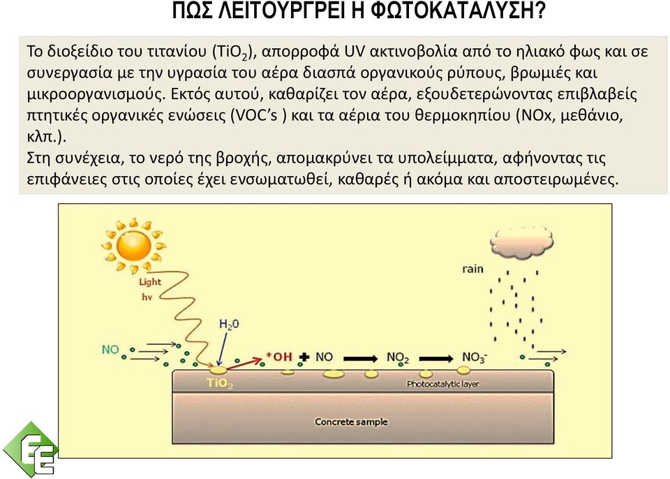 ρύπους, βρωμιές και μικροοργανισμούς.