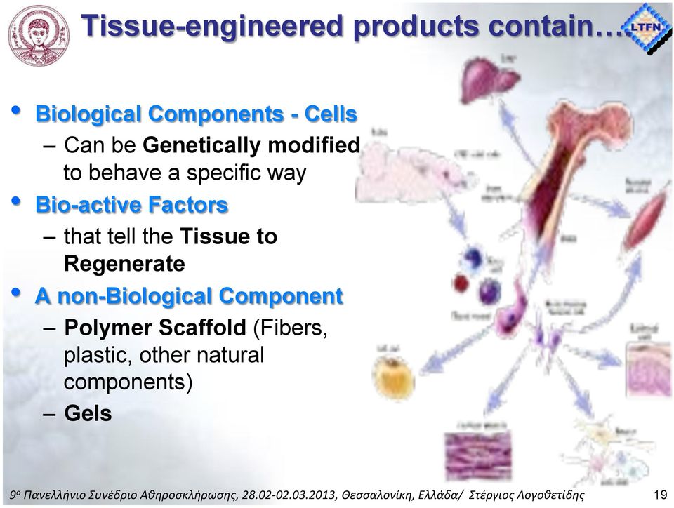 a specific way Bio-active Factors that tell the Tissue to