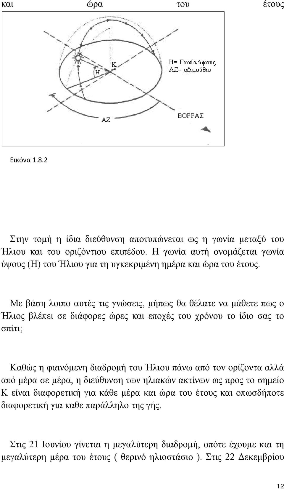 Με βάση λοιπο αυτές τις γνώσεις, μήπως θα θέλατε να μάθετε πως ο Ήλιος βλέπει σε διάφορες ώρες και εποχές του χρόνου το ίδιο σας το σπίτι; Καθώς η φαινόμενη διαδρομή του Ήλιου πάνω από