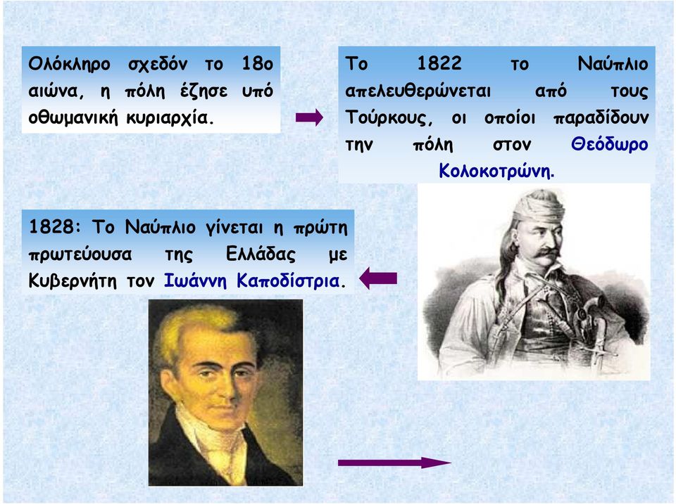 παραδίδουν την πόλη στον Θεόδωρο Κολοκοτρώνη.