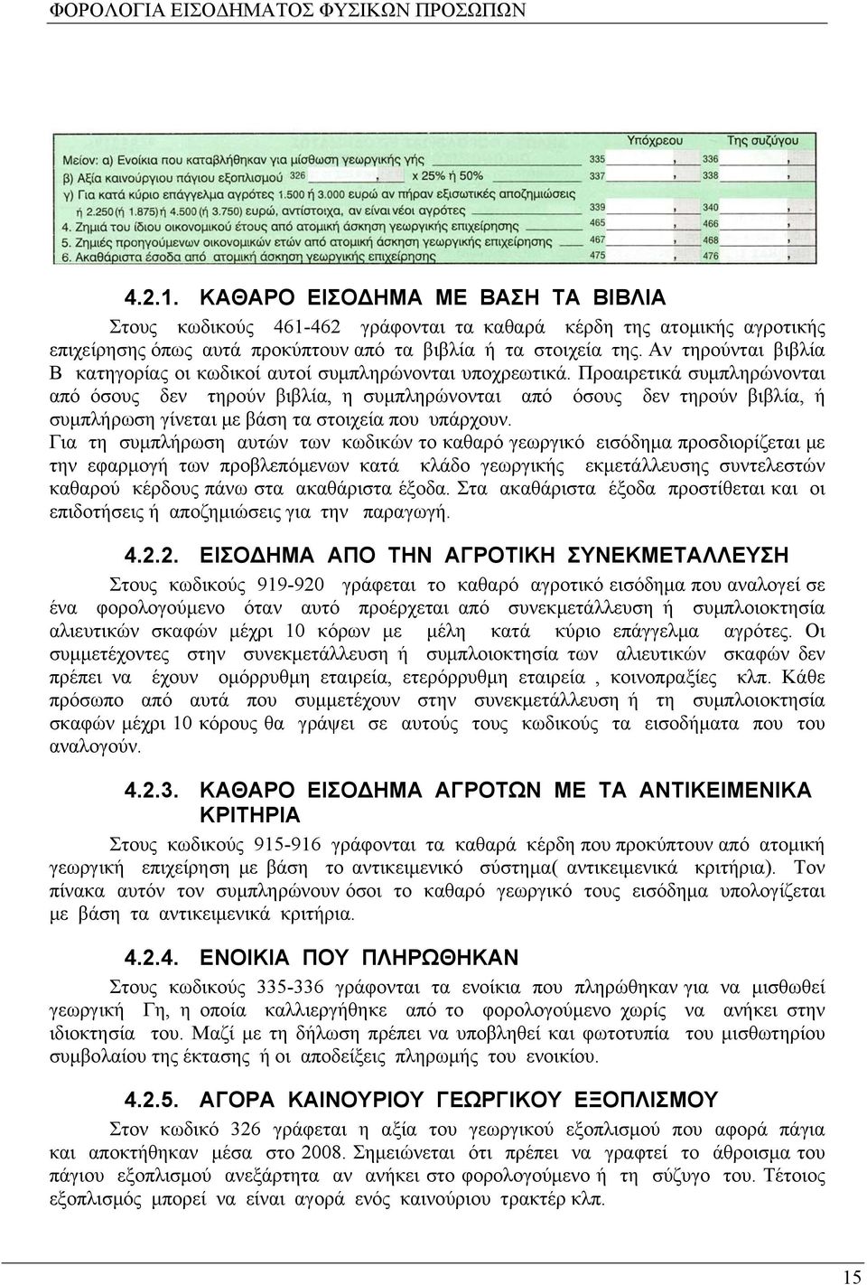 Προαιρετικά συμπληρώνονται από όσους δεν τηρούν βιβλία, η συμπληρώνονται από όσους δεν τηρούν βιβλία, ή συμπλήρωση γίνεται με βάση τα στοιχεία που υπάρχουν.