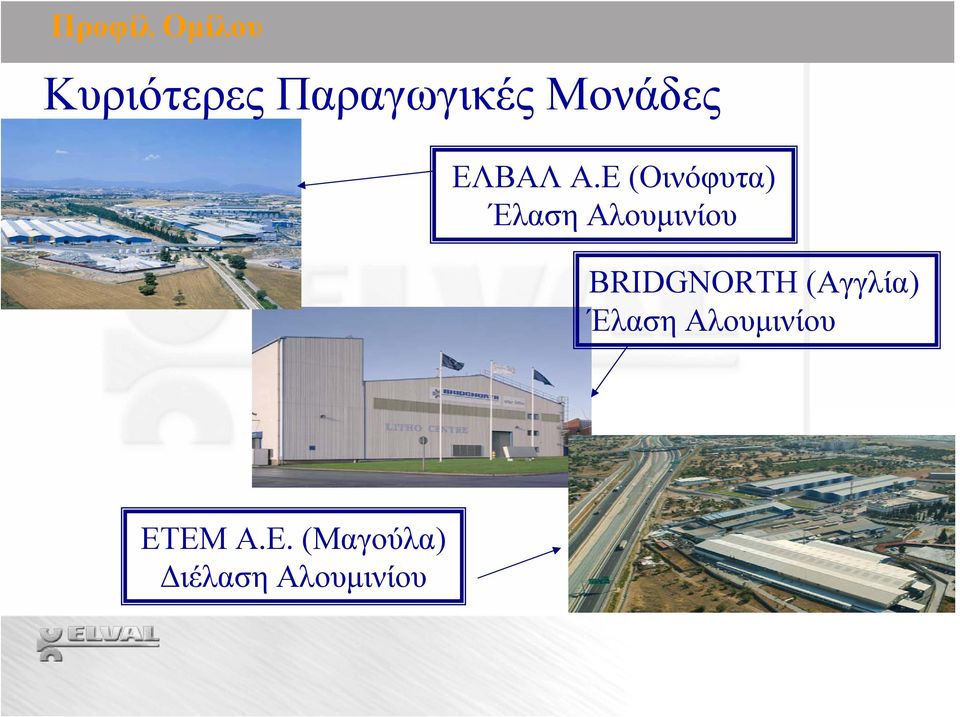 Ε (Οινόφυτα) Έλαση Αλουμινίου