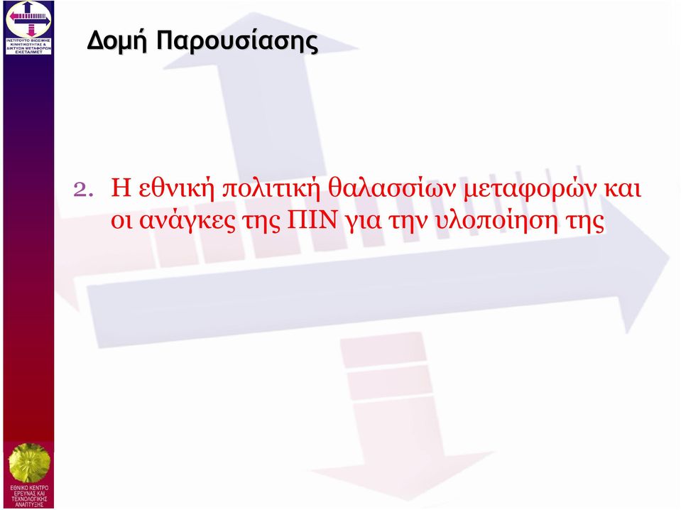θαλασσίων µεταφορών και